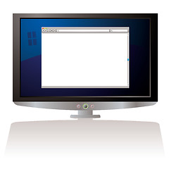 Image showing LCD web browser monitor