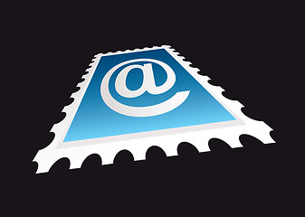 Image showing email stamp perspective