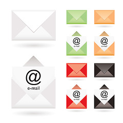 Image showing email icon collection