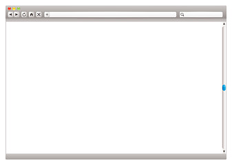 Image showing Internet web browser slider