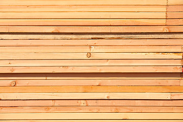 Image showing Stack of Building Lumber