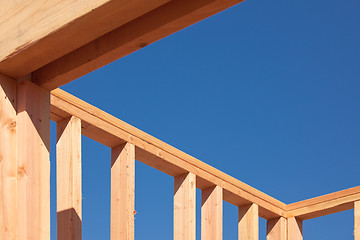 Image showing New Home Construction Framing