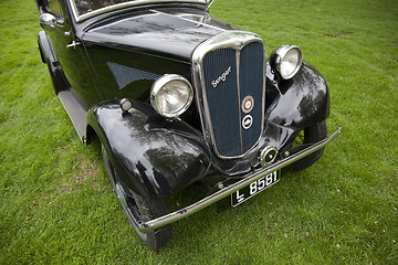 Image showing Black vintage Singer car