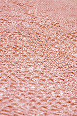 Image showing Pink knitted fabric