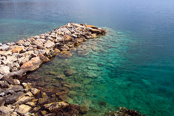 Image showing Stone pier