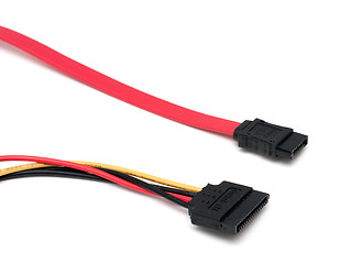 Image showing SATA cables