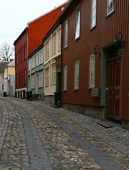 Image showing Street in Trondheim