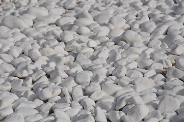 Image showing White Pebbles