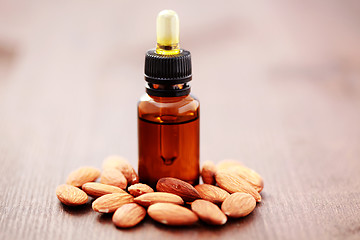 Image showing almond oil