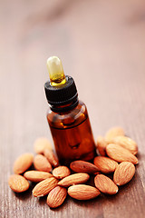 Image showing almond essential oil