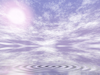 Image showing Abstract world Big ripple