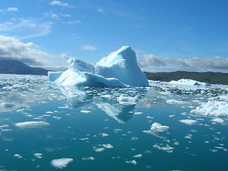 Image showing Melting icebergs