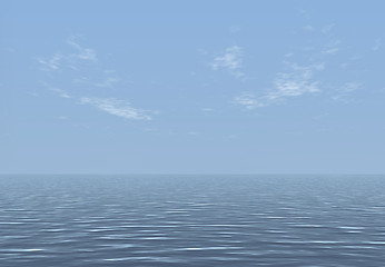 Image showing Ocean 3d render