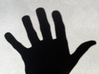 Image showing Hand shadow