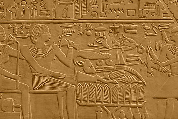Image showing Egyptian relief