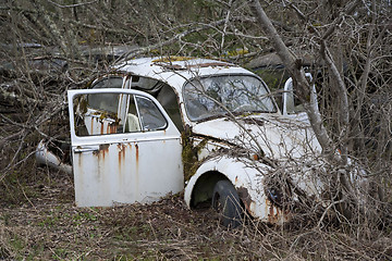 Image showing Parked and left car