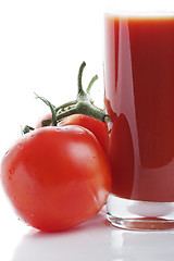 Image showing Tomato and juice