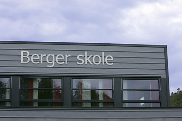 Image showing Berger skole