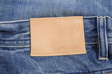 Image showing jeans label