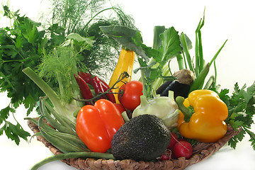 Image showing Vegetable basket