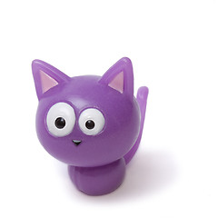 Image showing Funny Lilac Kitten isolated