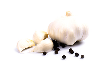 Image showing garlic and black pepper