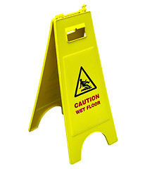 Image showing Wet Floor sign