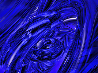 Image showing Blue abstract background