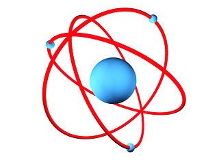 Image showing Atomic model