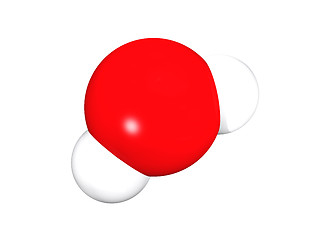 Image showing Water molecule