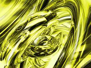 Image showing yellow abstract background