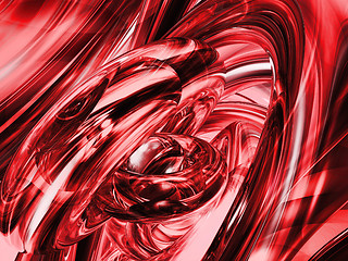 Image showing red abstract background