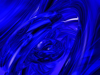 Image showing Blue abstract background