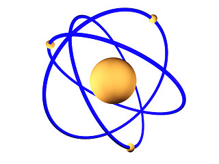 Image showing Atomic model