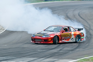 Image showing Drifting competition in Thailand