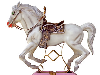 Image showing Merry-go-round horse