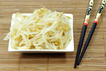 Image showing Soy sprouts