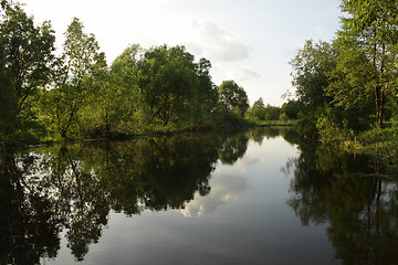 Image showing River at the evening