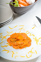 Image showing Honey glazed carrots