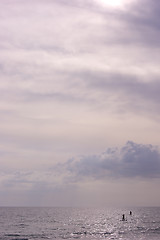 Image showing clouds above sea