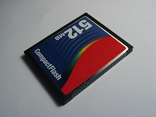 Image showing A 512 mb compactflash card