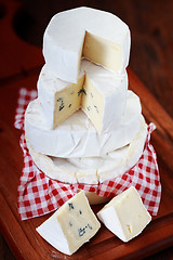 Image showing stack of cheese