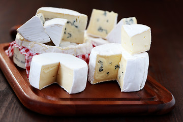 Image showing stack of cheese