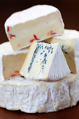 Image showing stack of cheese