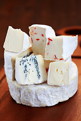 Image showing stack of cheese