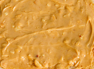 Image showing chunky peanut butter