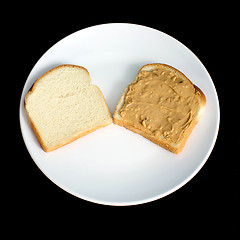 Image showing peanut butter sandwich