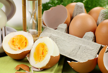 Image showing Hard Boiled Eggs