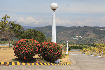Image showing Exotic park entrance