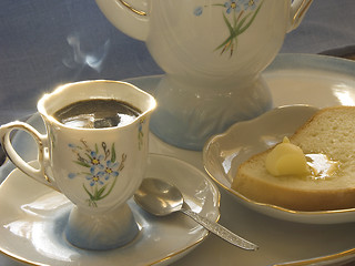 Image showing Coffee breakfast III